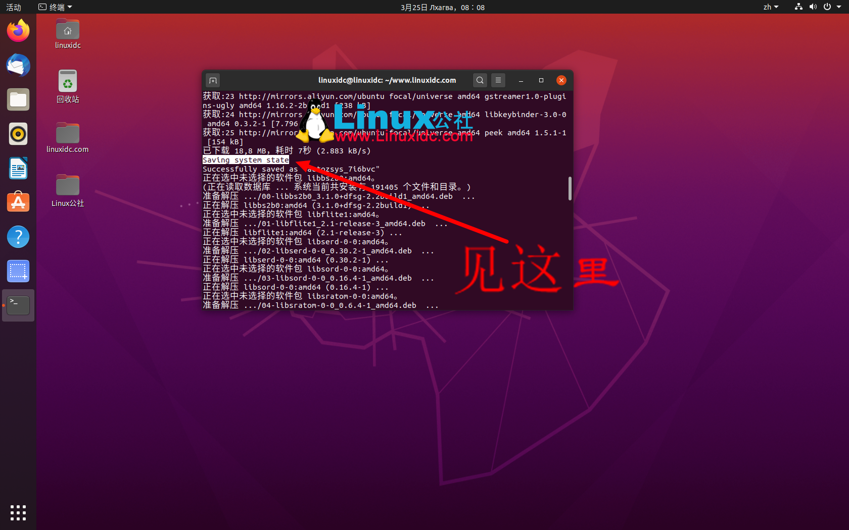 在 Ubuntu 20.04 中測試 ZFS + Zsys 自動 APT快照