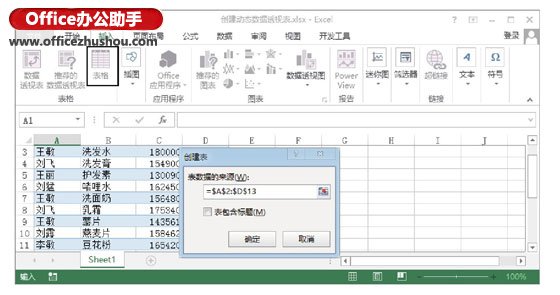 excel數據透視表轉換成表格 在Excel表格中創建動態數據透視表的方法