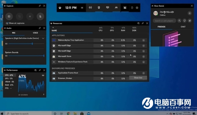 微軟 Win10 發布全新的桌面資源小部件