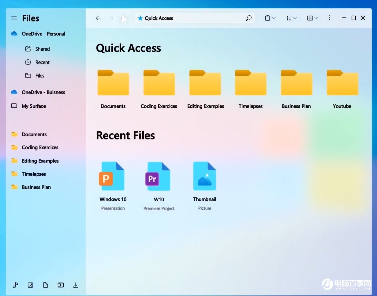 第三方設計師打造 Win10 2021 年版本全新 UI 設計：基于 “流暢設計 4.0 ”