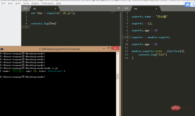 exports和module.expors之間有什么區別及聯系？