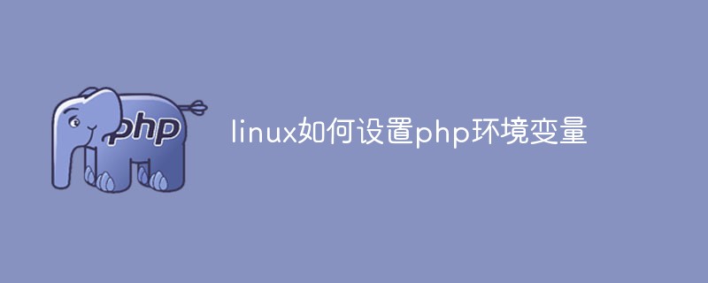 linux如何設置php環境變量