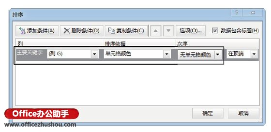 excel單元格背景顏色 按Excel工作表中單元格背景顏色排序的方法
