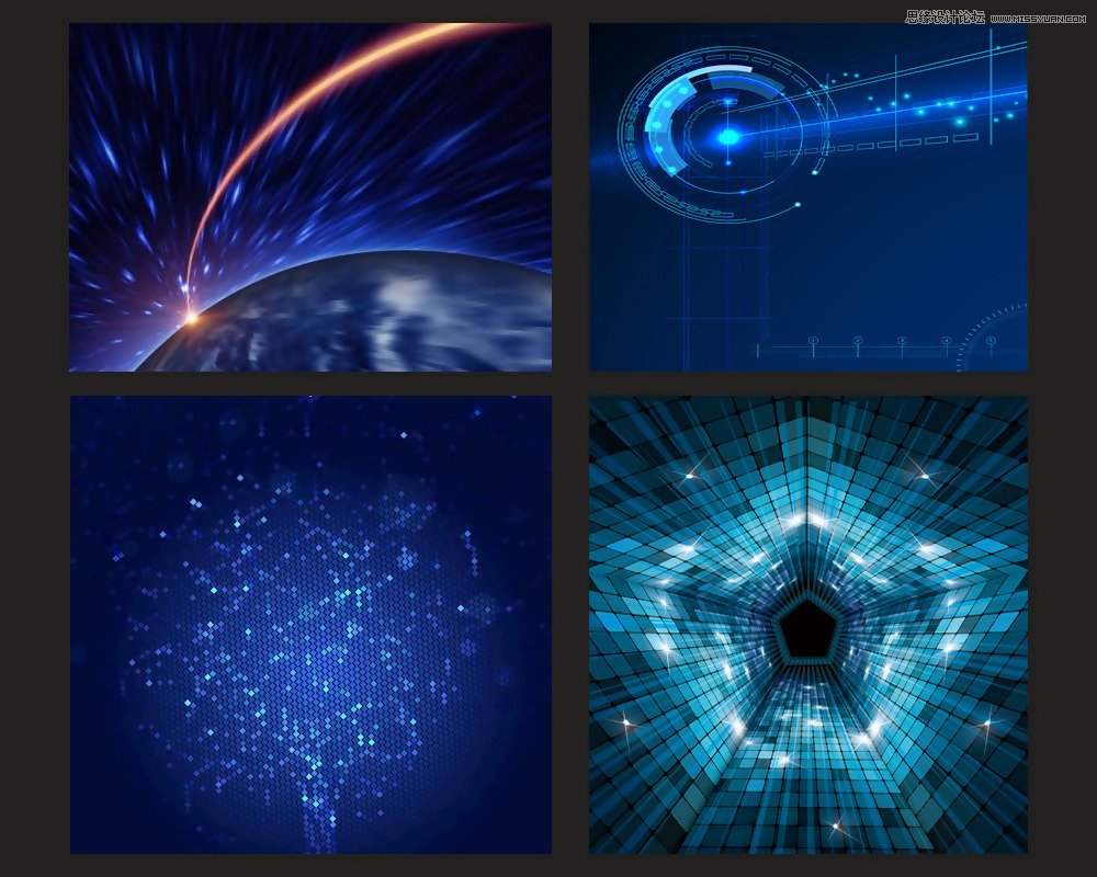 PS軟件設計時尚簡潔的超炫光效字體