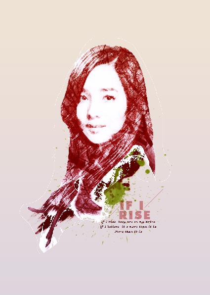 用PS制作創意的雙重曝光人像效果