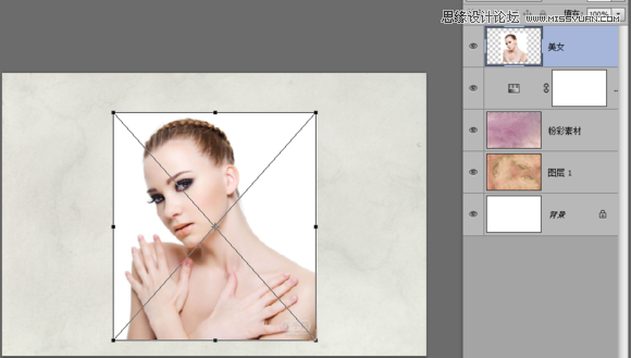 PS合成抽象風格的人像藝術作品