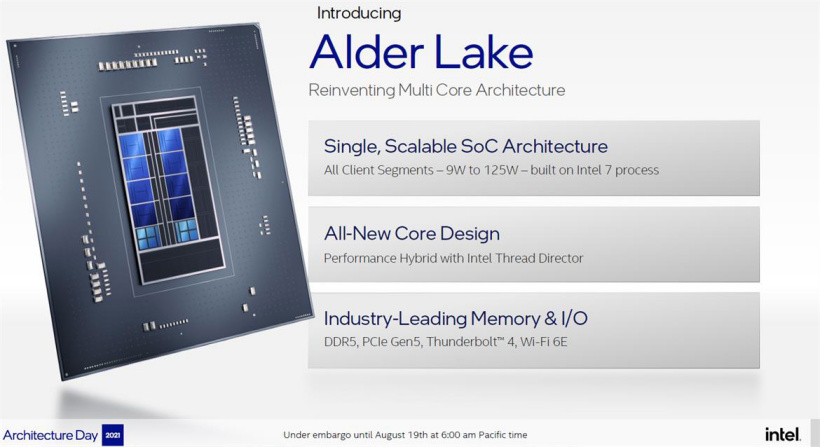 英特爾第 12 代 Alder Lake 處理器詳解：Intel 7 節點混合架構