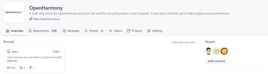 開源鴻蒙 OpenHarmony Github 鏡像庫正式上線