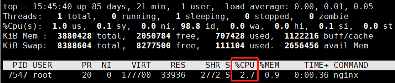 Linux下CPU使用率過高的排查方法