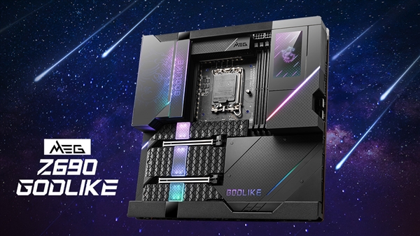 微星最豪華MEG Z690 GODLIKE主板正式開賣：售價2099美元