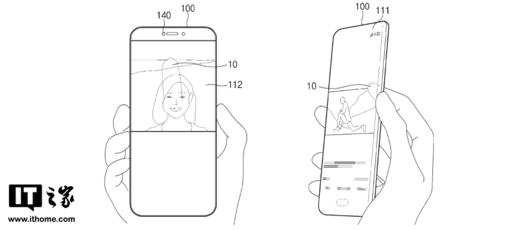 三星雙面屏手機專利獲授權，可實現用后攝像頭自拍