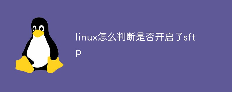 linux怎么判斷是否開啟了sftp