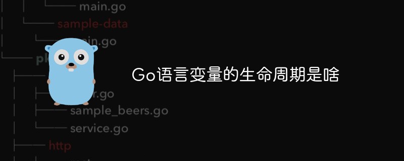 Go語言變量的生命周期是啥