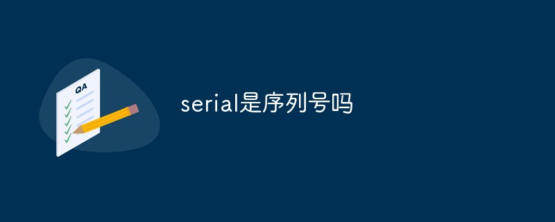 serial是序列號嗎