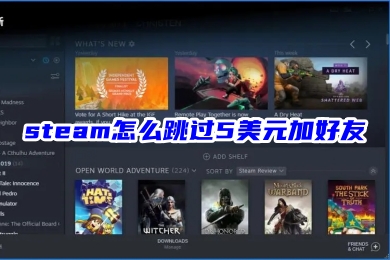 steam怎么跳過5美元加好友 steam解除5美元限制加好友的方法教程